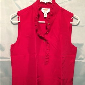 Talbots pure silk top size 8